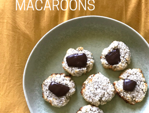 2 ingredient healthy macaroons