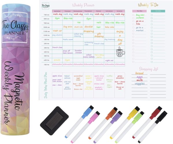 white board weekly planner